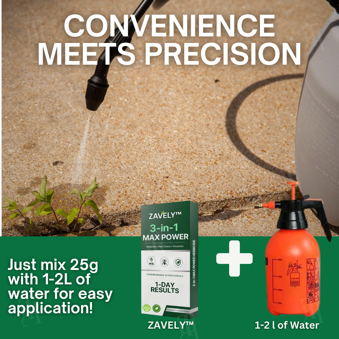 ZAVELY™ 3 in 1 Max Power Herbicide